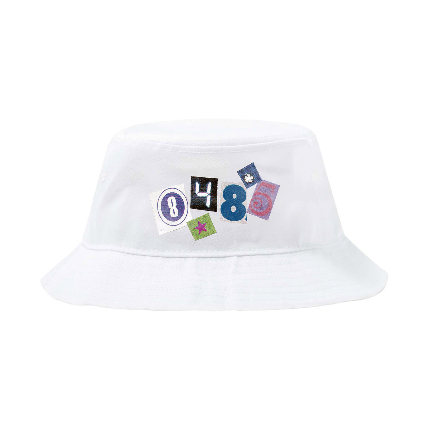 8485 COLLAGE LOGO BUCKET HAT