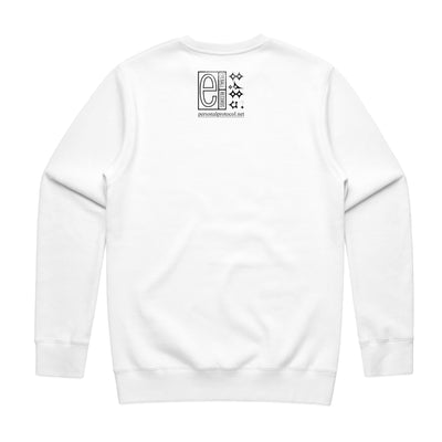 8485 BUTTERFLY CREWNECK WHITE