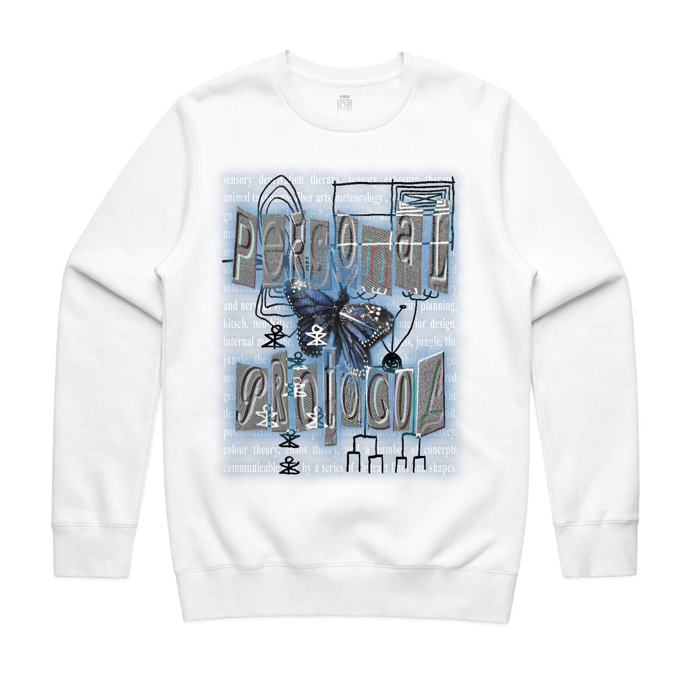 8485 Butterfly Crewneck