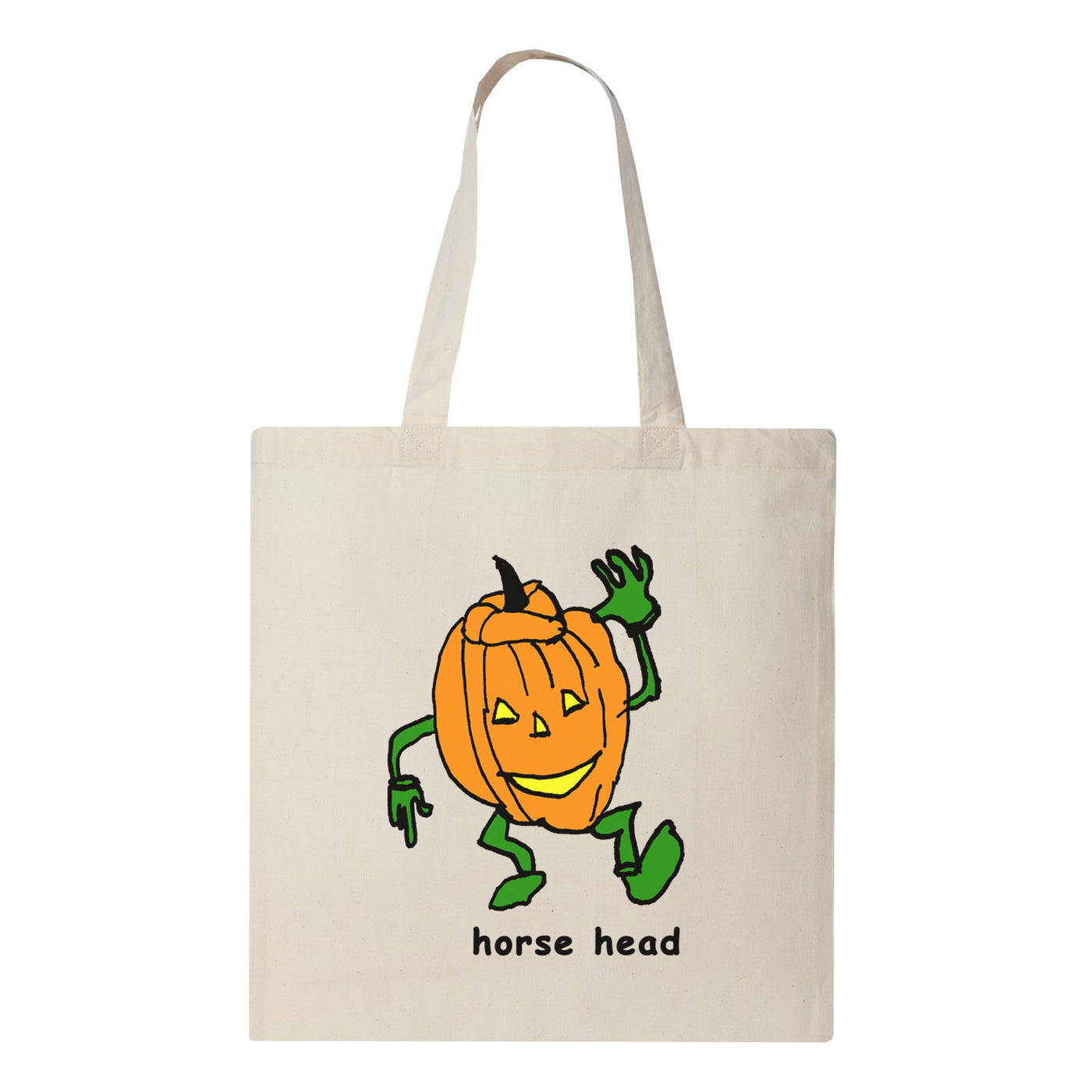 Horse Head Pumpkin Tote