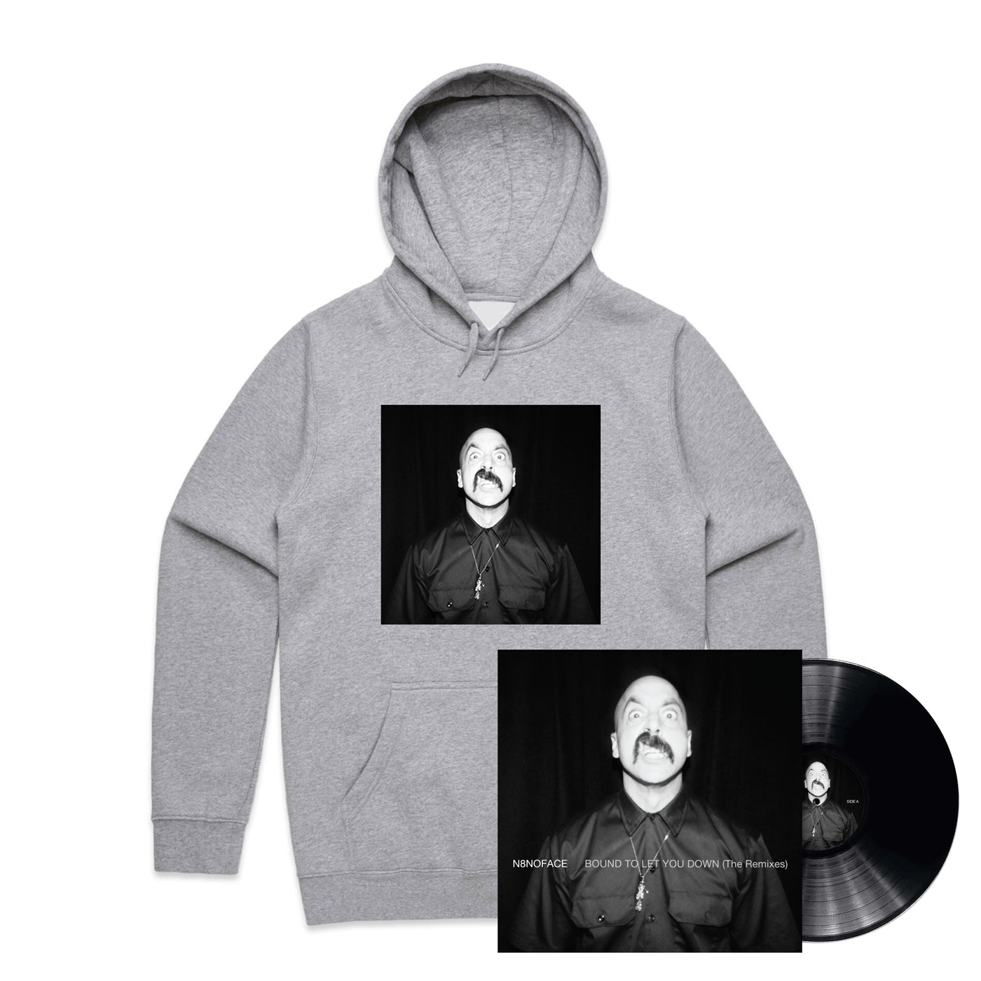 N8NOFACE - Bound to Let You Down (The Remixes) Hoodie + Vinyl