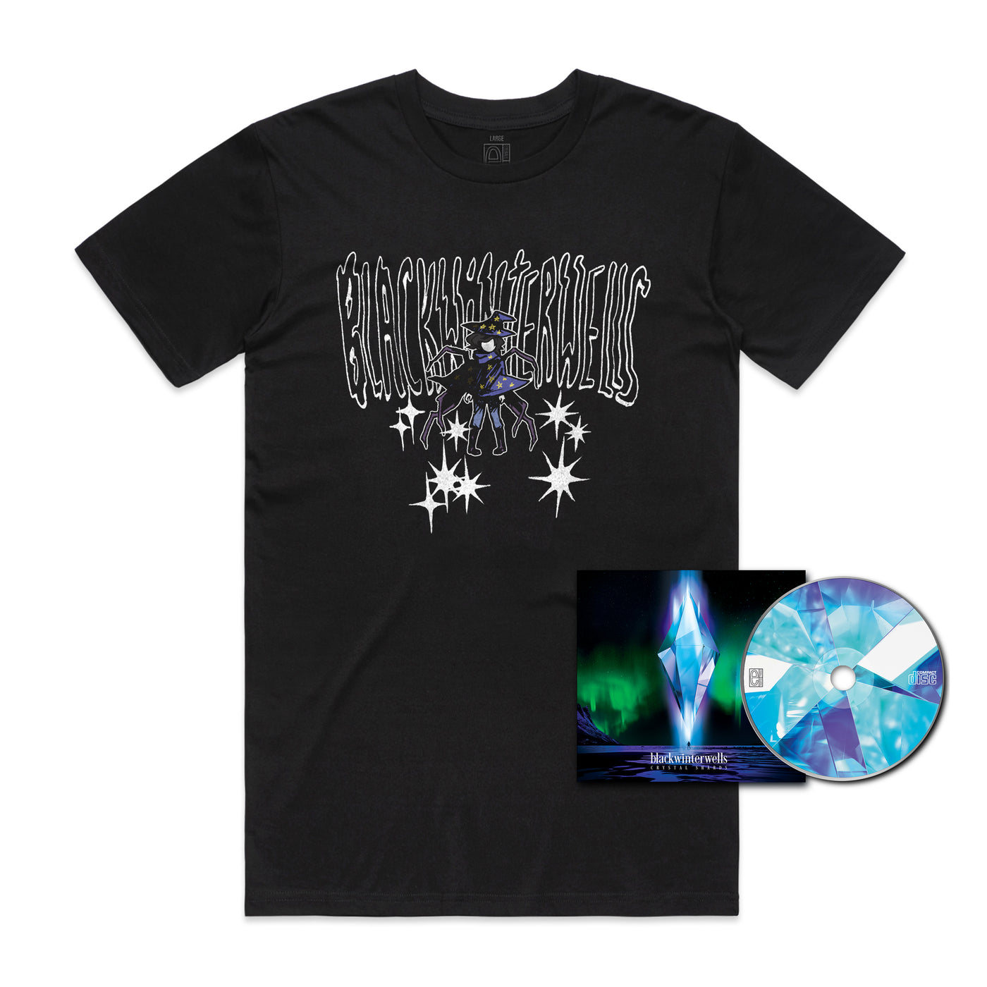 Crystal Shards CD + Wizard Tee Bundle