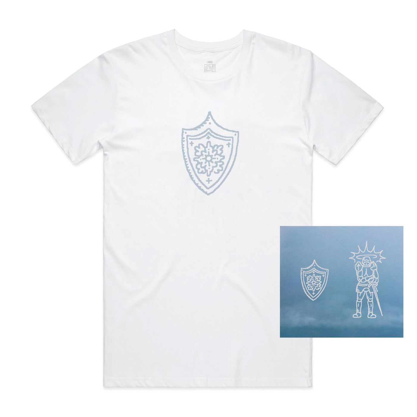 blackwinterwells protector CD + shield tee bundle