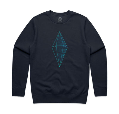 blackwinterwells navy crewneck sweater