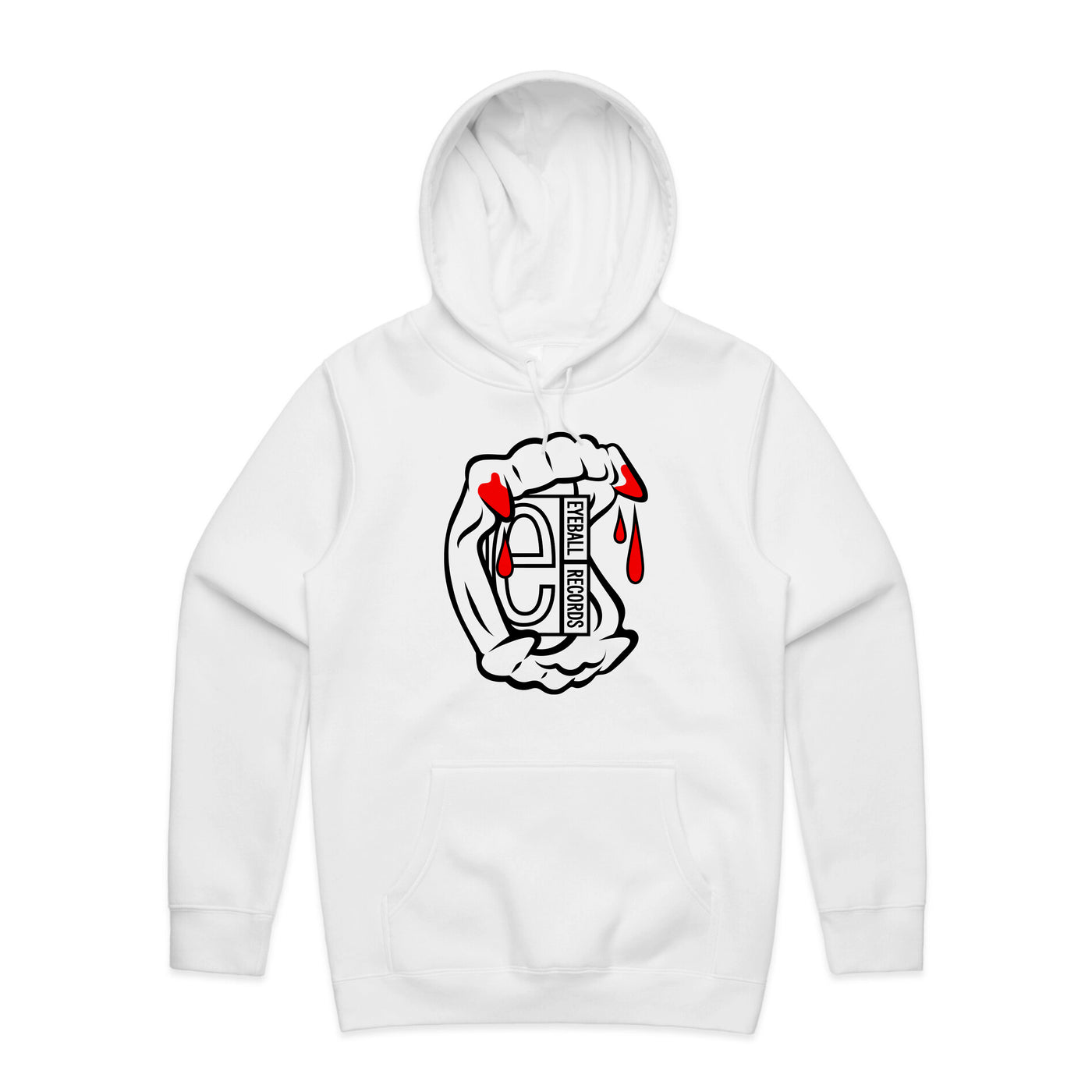 Eyeball Hungry Hoodie - White