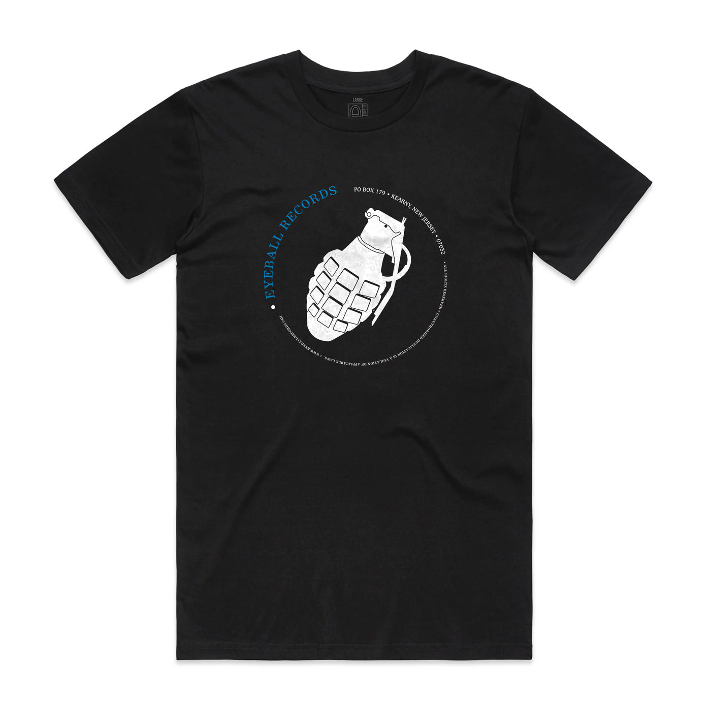 White Grenade Tee - Black
