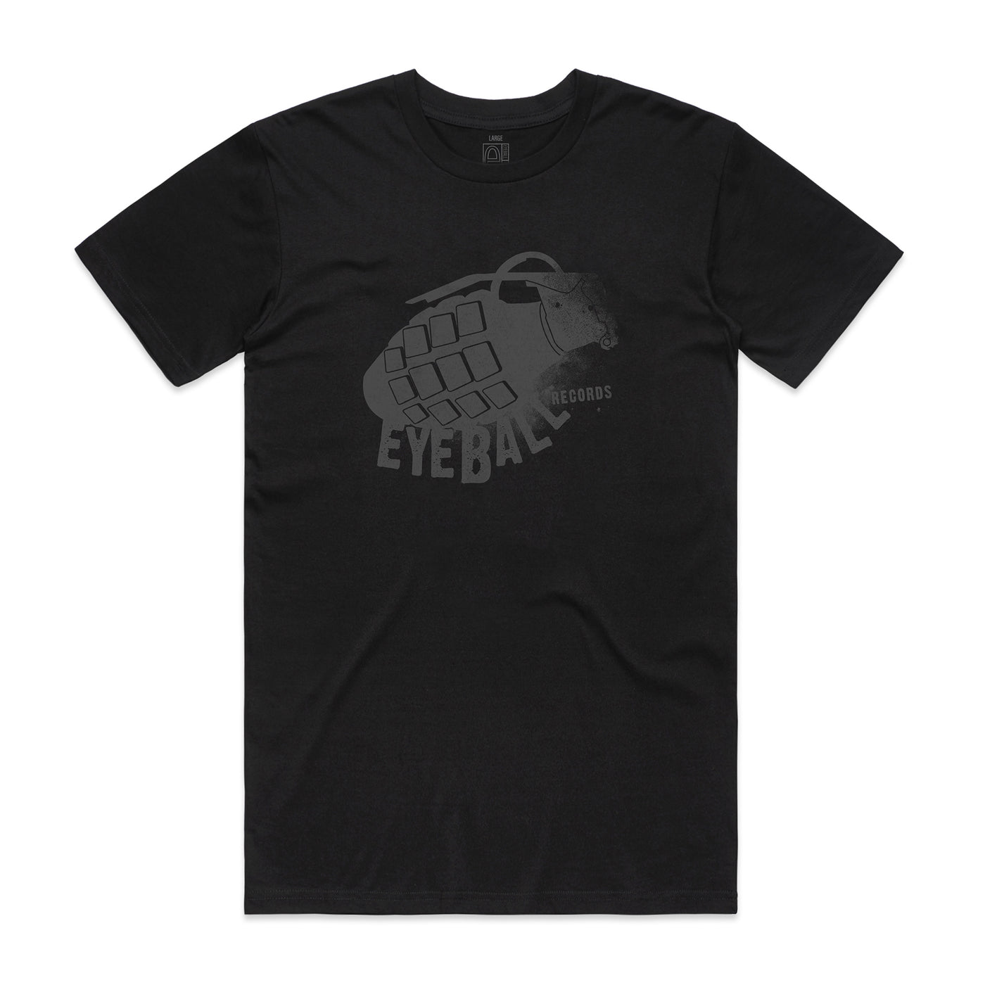 Gray Grenade Tee - Black