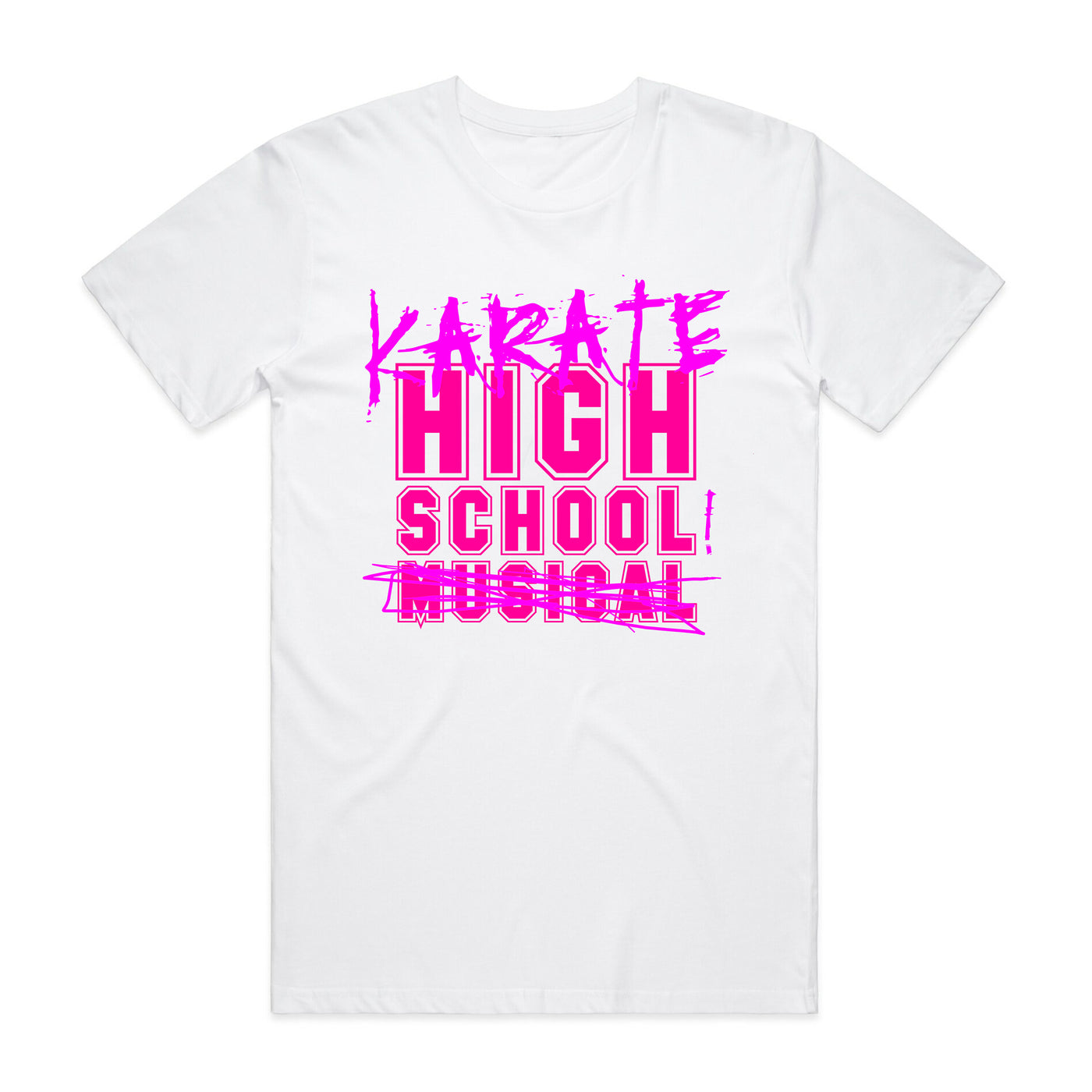 Karate High School Tee - White