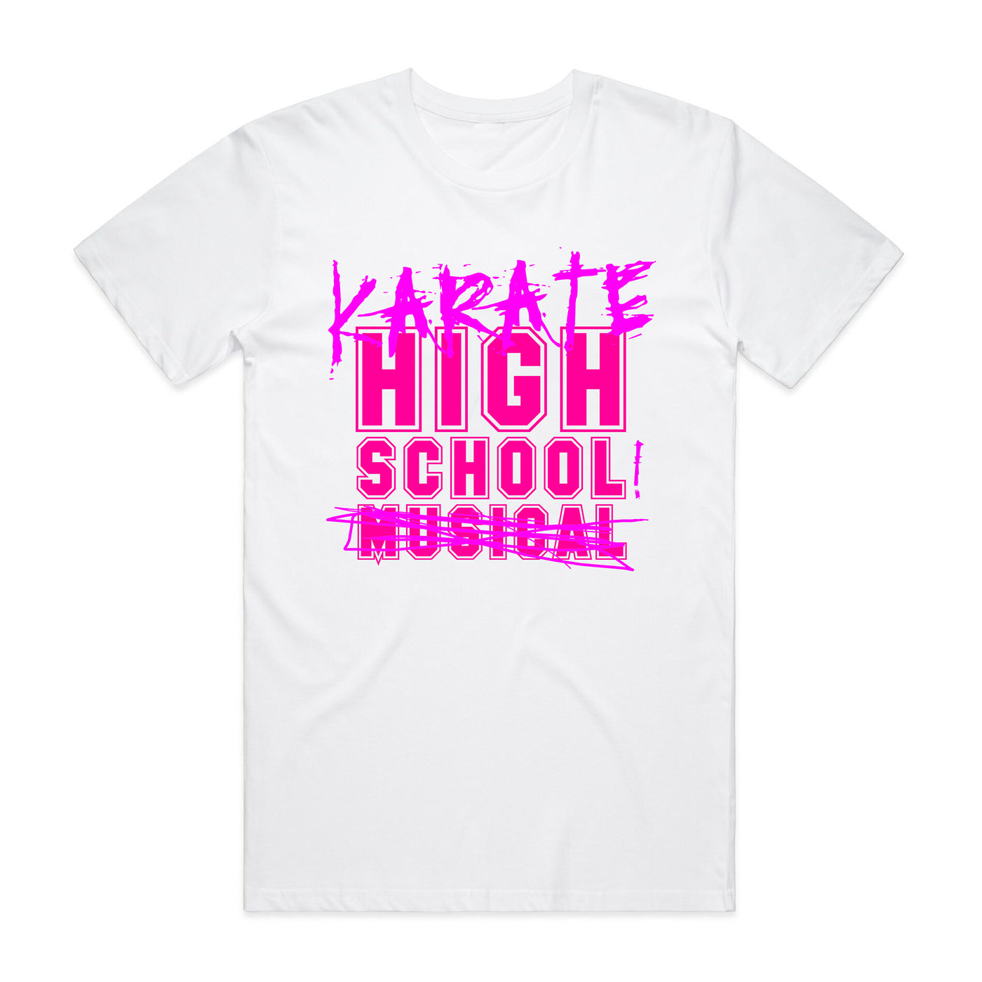 Karate High School Tee - White