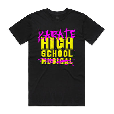 Karate High School Tee - Black