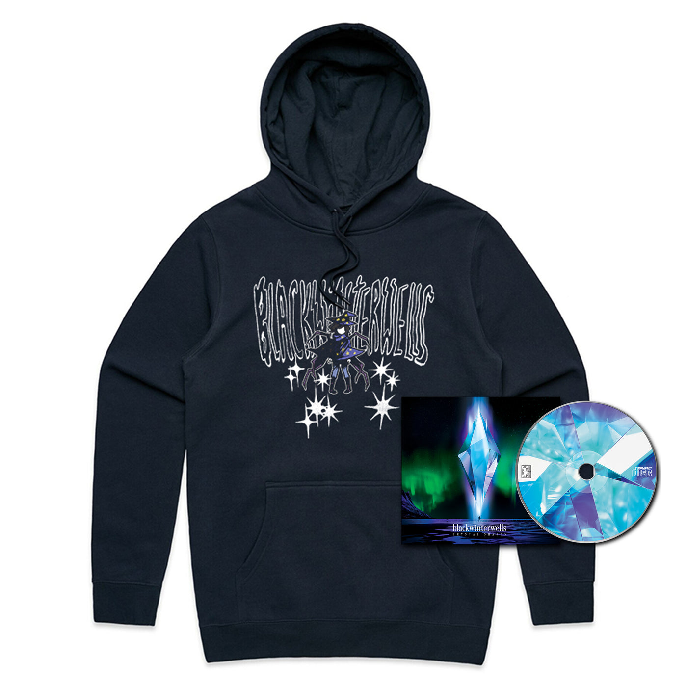 Crystal Shards CD + Wizard Hoodie Bundle