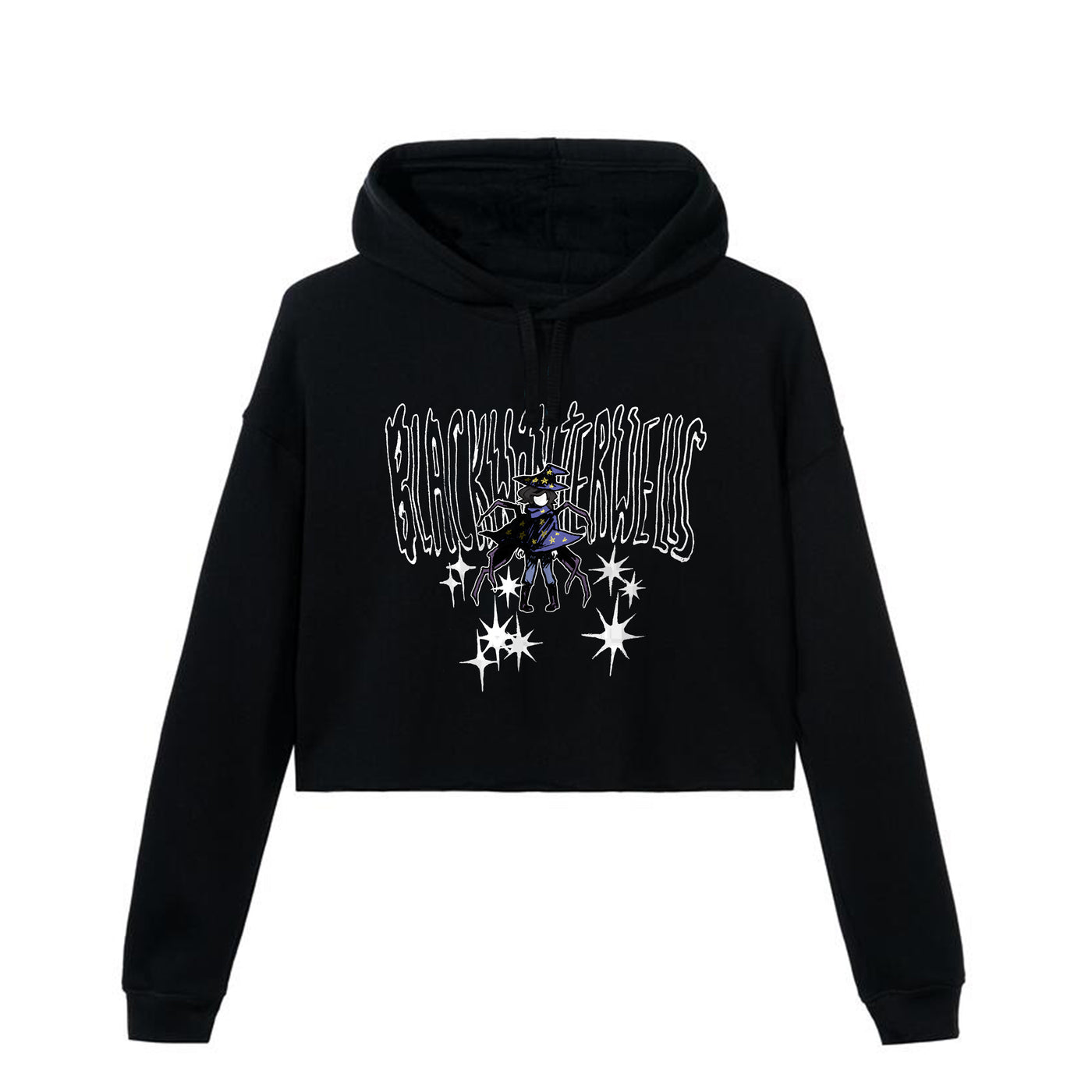 wizard crop hoodie